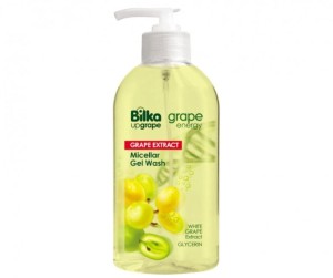 Nawilżający micelarny żel czyszczący Grape Energy Hyaluron +, 200 ml