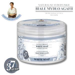 Naturalne Syberyjskie Białe Mydło Agafii na bazie 37 ziół 