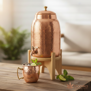 Bańka miedziana do wody Dystrybutor do wody 5 litrów 