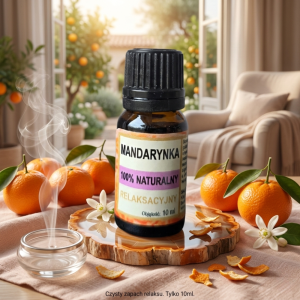 Naturalny Olejek Eteryczny Mandarynkowy (Mandarynka) 10ml 